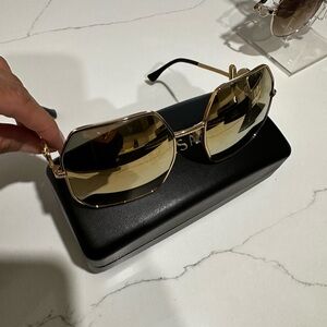 Oversize Versace sunglasses